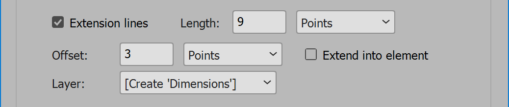 Dimensions InDesign all tabs