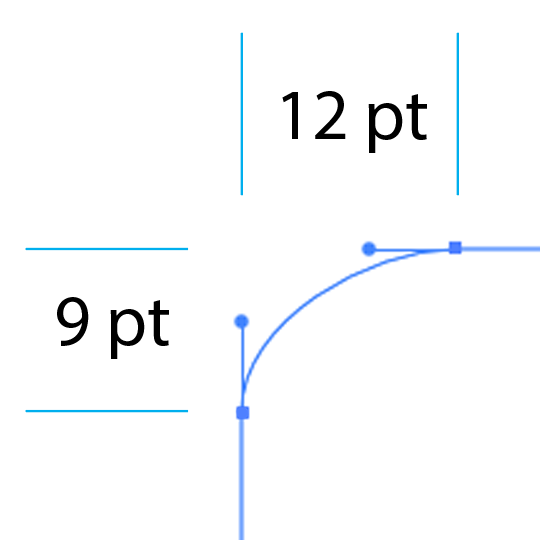 Corner radius example 2