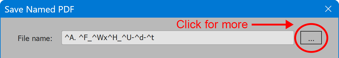 Button to add variables