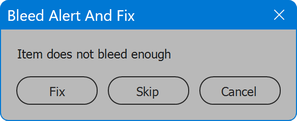 Bleed Alert And Fix confirm