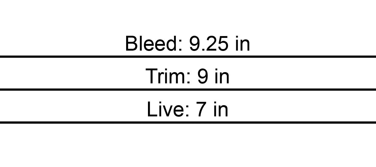Page Dimensions positive text offset
