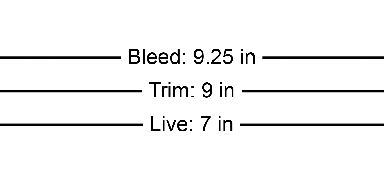 Page Dimensions negative text offset
