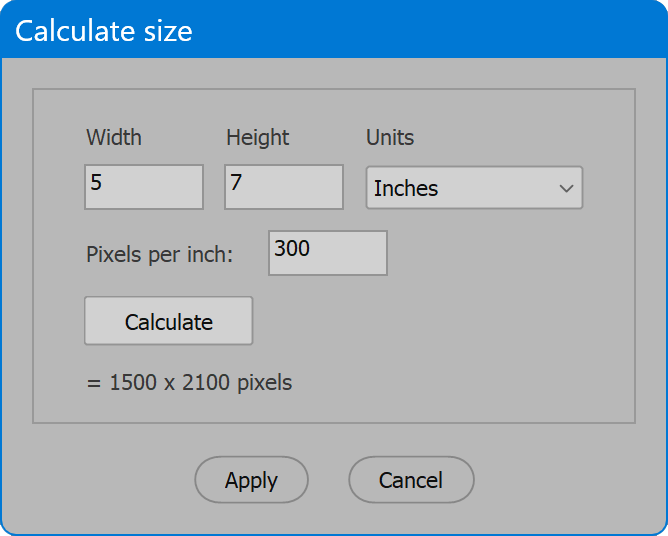 Auto Crop People Calculate Size