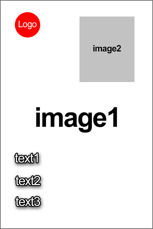 Variable Images Advanced template example